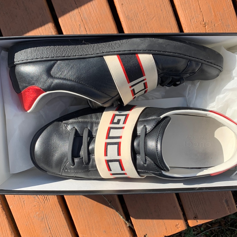 Gucci Ace - Stripe Black size 12